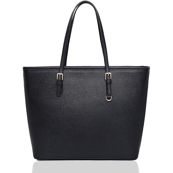 Amazon | [88flix] トートバック 韓国 黒 就活 ビジネス PU